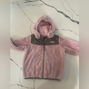 North Face infant jacket, 18-24 months full-zip, color Purdy Pink(muted pink)